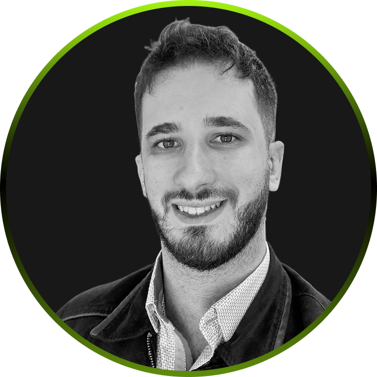 Foto profesional de Ariel Rajmaliuk, CTO y Co-Fundador de Draidel.com
